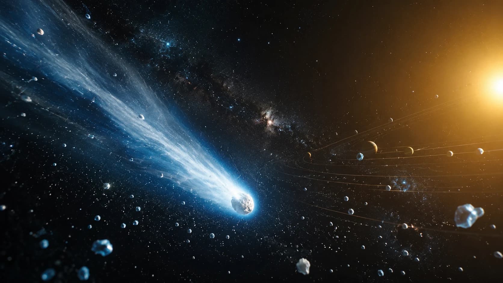 彗星轨迹原创视觉档案图